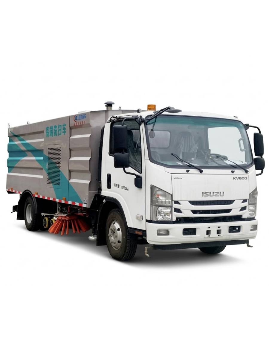 Xe quét rác hút bụi kết hợp phun nước rửa đường 10m3