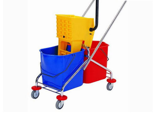 Xe vắt móp lau nhà đôi khung inox 46 lít