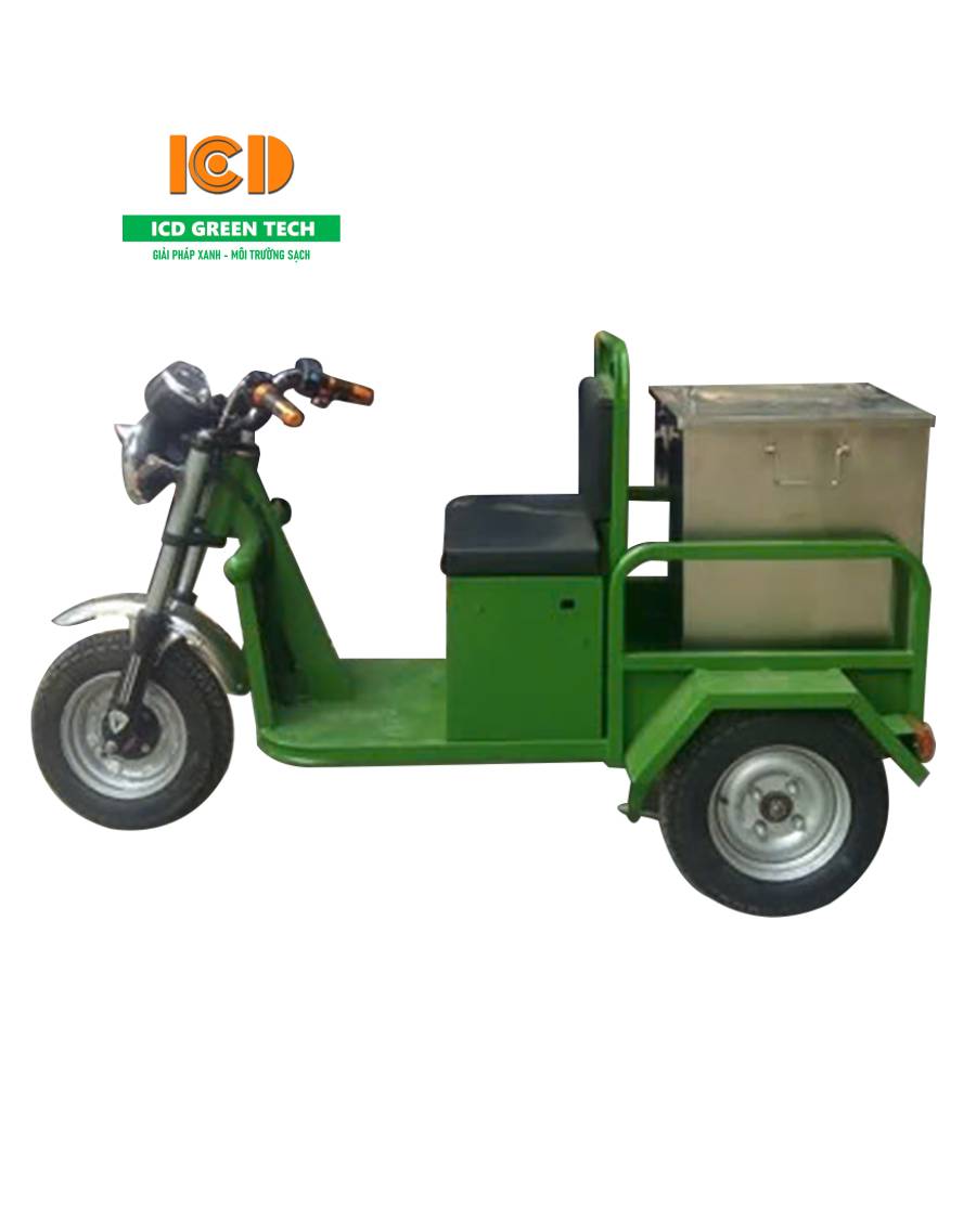 Xe thu gom rác ngày chạy điện