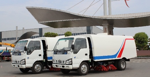 Xe quét rác hút bụi đô thị ISUZU 5m3