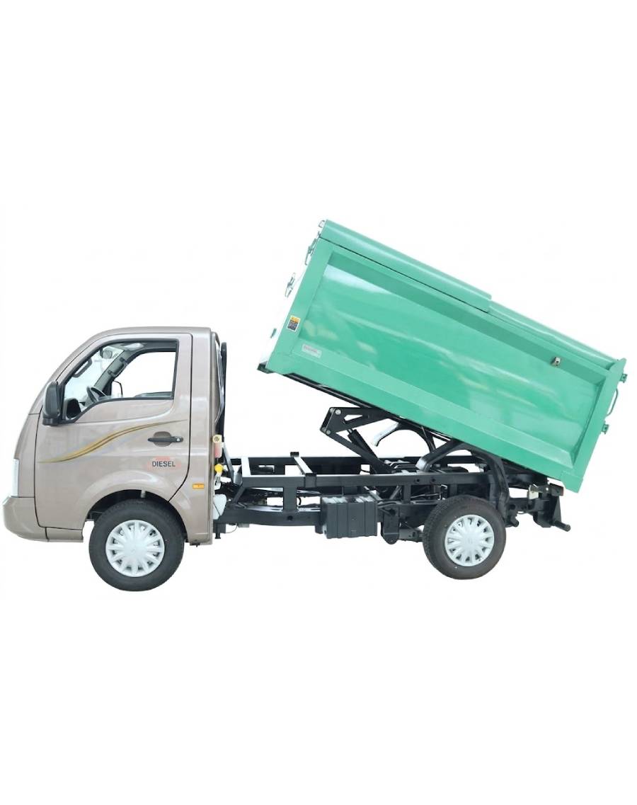 Xe chở rác loại nhỏ Tata tải trọng 870kg