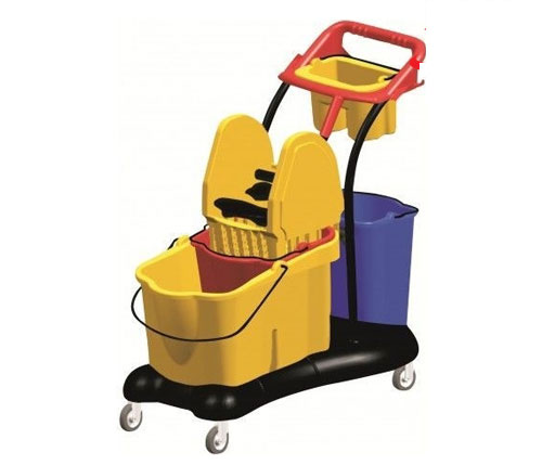 Xe vắt móp lau sàn đôi khung nhựa 81 lít