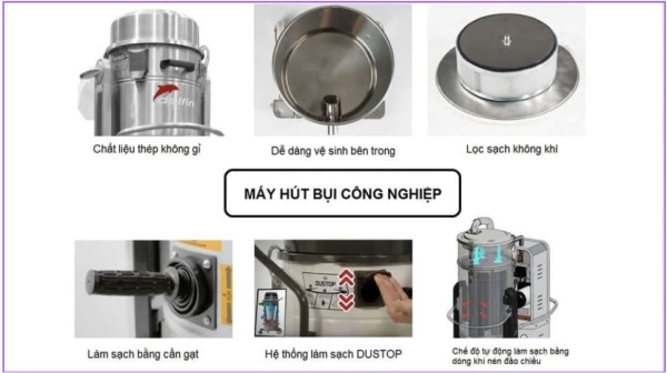 Lựa chọn máy hút bụi công nghiệp